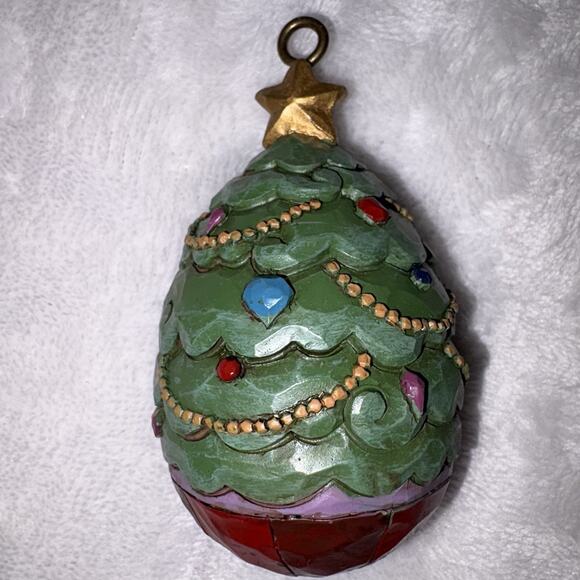 Jim Shore Christmas “Jingle All The Way” Sleigh With 3 Ornaments - Picture 12 of 16